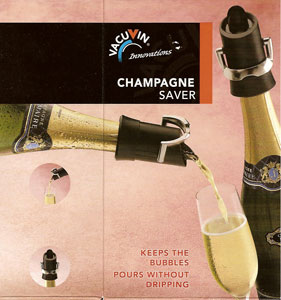 Пробка для сохранения открытой бутылки шампанского